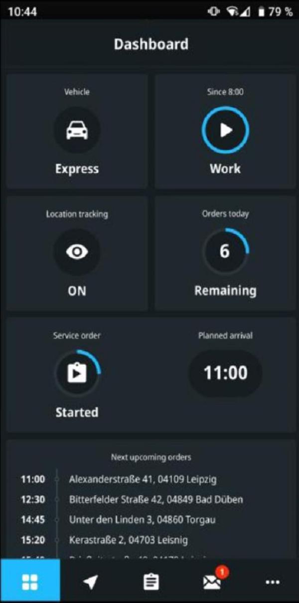 Work APP - Dashboard